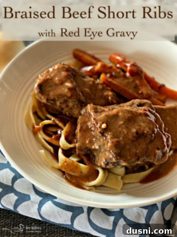 Tender Braised Beef Short Ribs with Red Eye Gravy 16 Braised Beef Short Ribs with Red Eye Gravy HERO