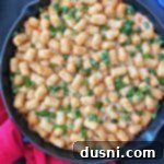 Bold Sausage, Mushroom and Golden Tot Bake 16 Spicy Tater Tot Casserole with Sausage & Mushrooms top view