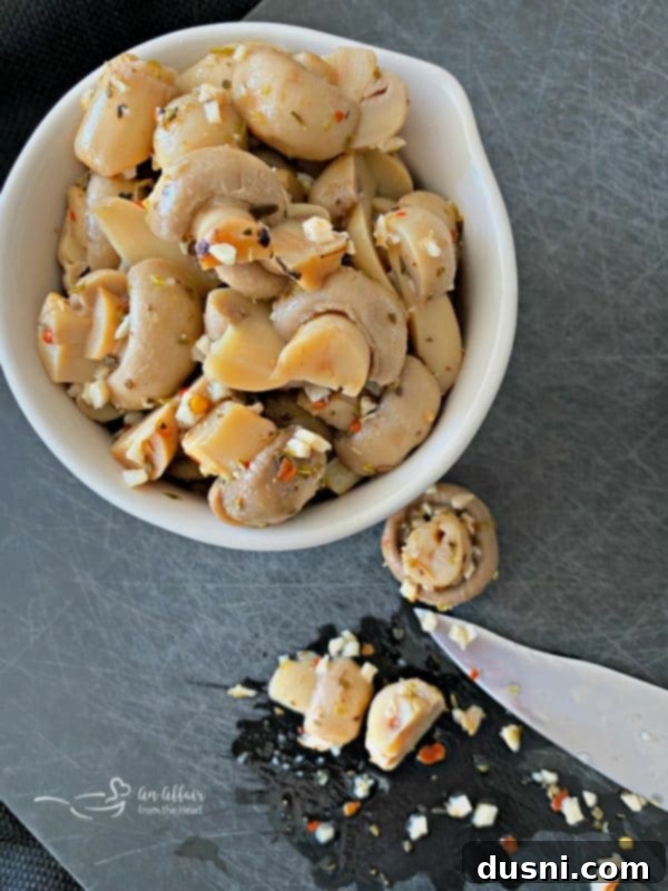 Bold Sausage, Mushroom and Golden Tot Bake 6 Spicy Tater Tot Casserole with Sausage & Mushrooms prep 1