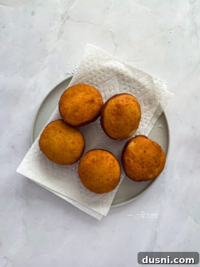 Hot oil ready for frying Paczki