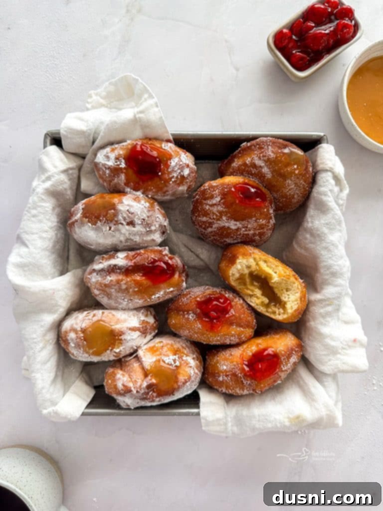 Paczki recipe pin for Pinterest