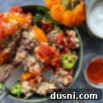 Stuffed pepper in bowl