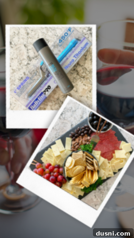 Date Night In Giveaway banner featuring beauty products and a charcuterie board