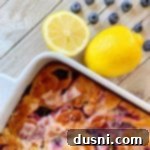 Sunshine Lemon Blueberry Rolls 17 overhead of Lemon Blueberry Sweet Rolls, ready to be served