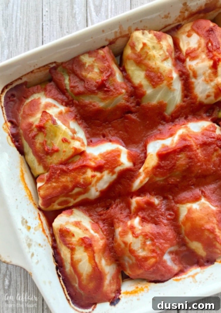 Stuffed Cabbage Rolls - An Affair from the Heart