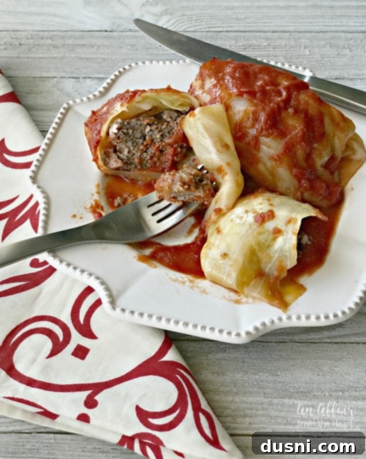 Stuffed Cabbage Rolls - An Affair from the Heart