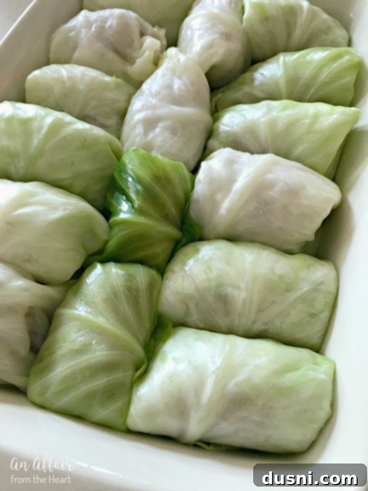 Stuffed Cabbage Rolls - An Affair from the Heart