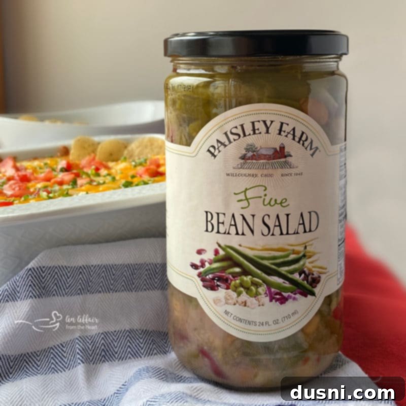 Jar of Paisley Farm Five Bean Salad