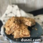 Sweet-Tart Rhubarb Crumble Bars 15 Rhubarb Crumble Bars on plate