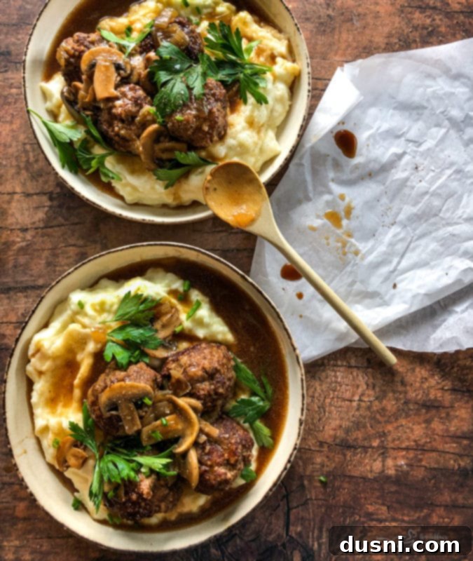 Classic Salisbury Steak Meatballs 15 Salisbury Steak Meatballs: Comfort Food with a capital C