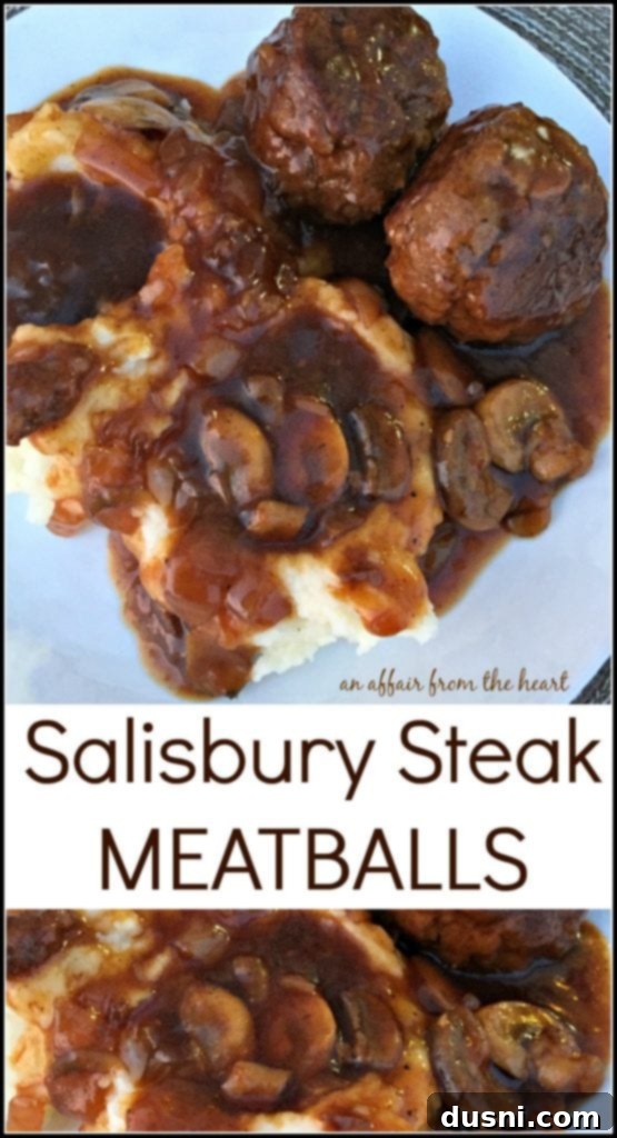 Classic Salisbury Steak Meatballs 20 Salisbury Steak Meatballs -- An Affair from the Heart