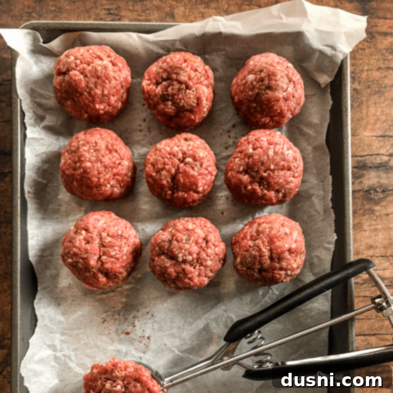 Classic Salisbury Steak Meatballs 10 Mixing Salisbury Steak Meatballs ingredients