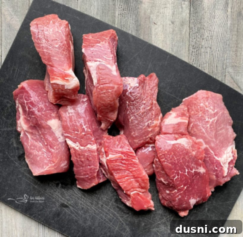 Country Style Pork Ribs before preparation