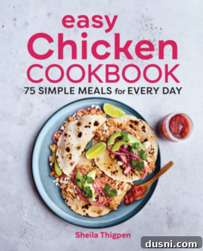 Easy Chicken Cookbook by Sheila Thigpen cover art.