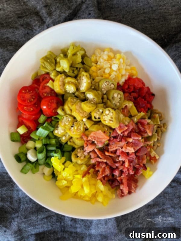 Zesty Okra Delight 6 Pickled Okra Relish with a spoon, highlighting the texture and ingredients