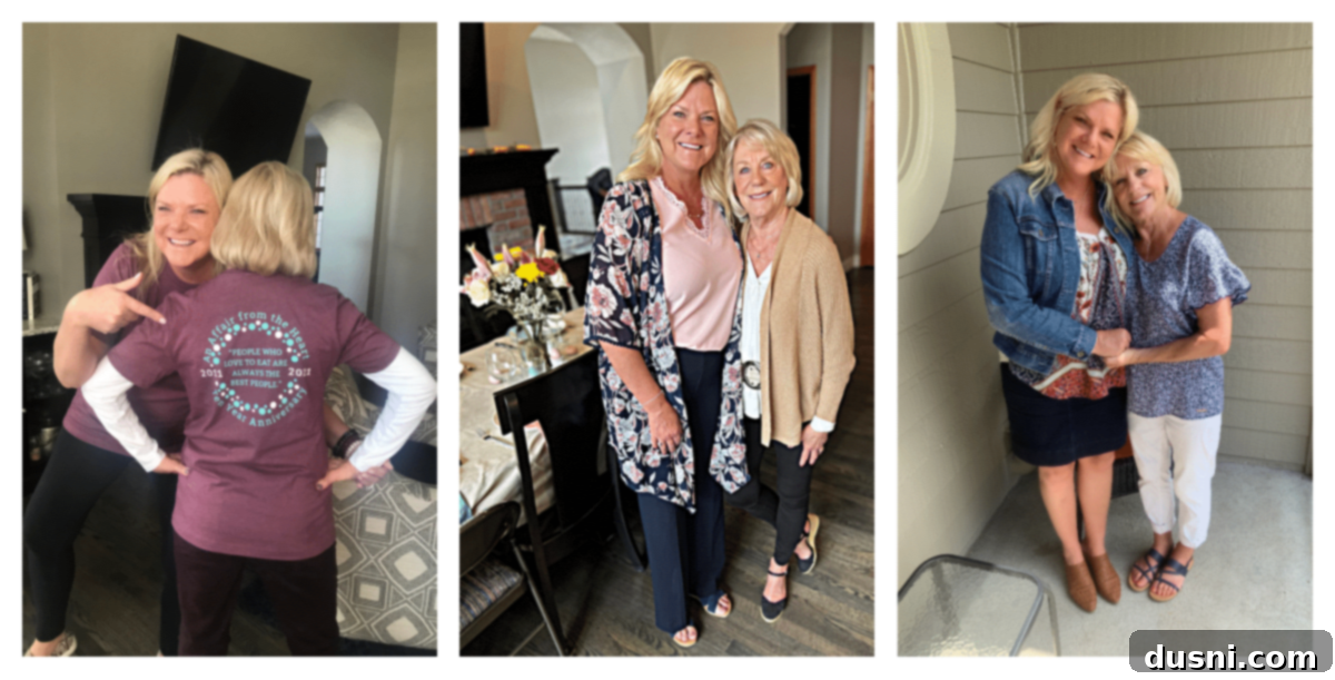 Banana Cream Roulade 3 Image of the author's mom