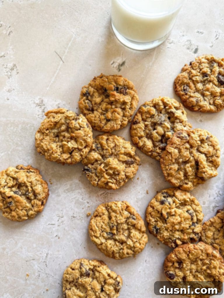 Banana Cream Roulade 4 Cookies spread out on a light colored table