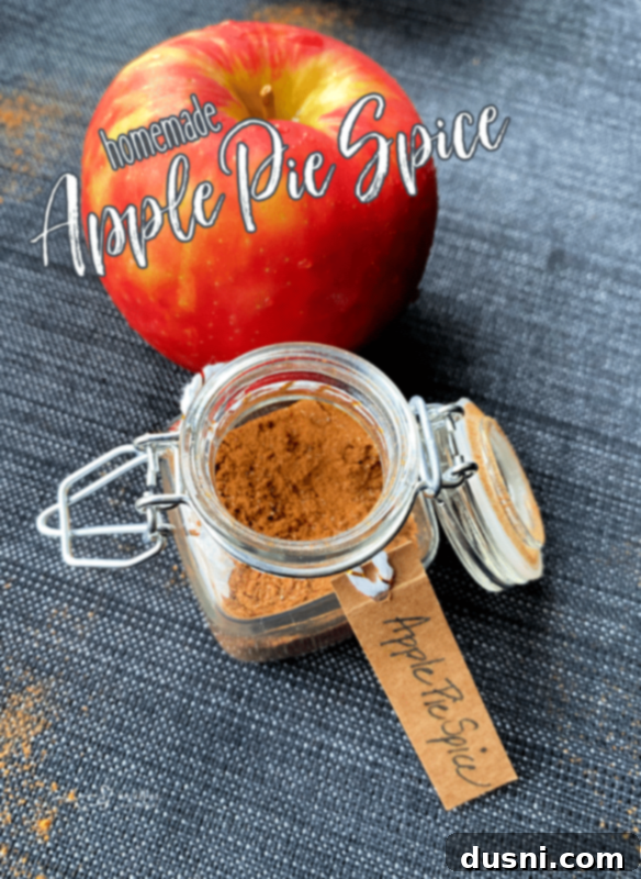 Apple Pie Spice in a jar