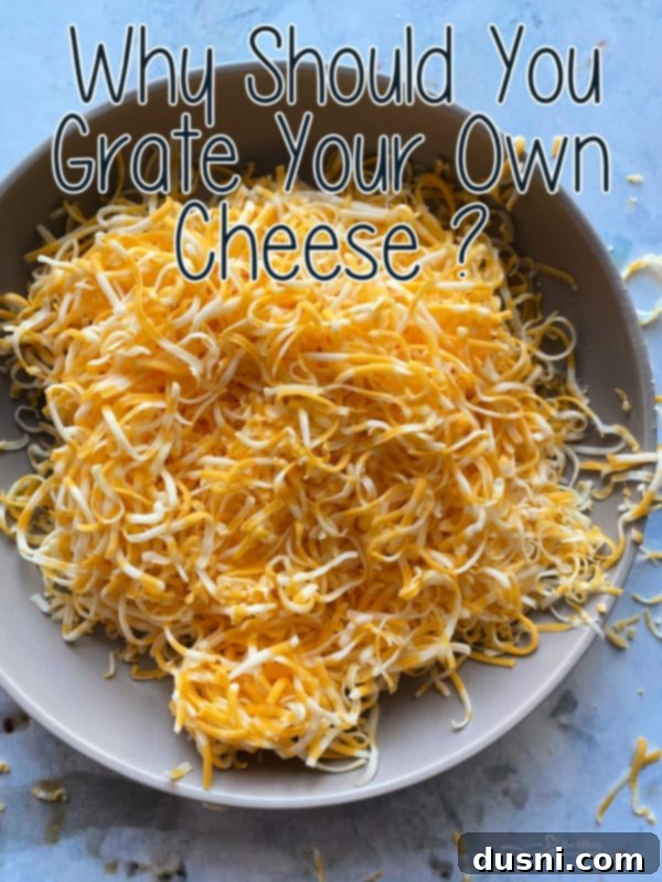 Why Freshly Grated Cheese Beats the Bag Every Time 11 Why you should grate your own cheese