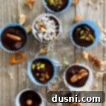 Decadent Homemade Chocolate Cups 15 Overhead of chocolate candy cups