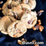 Gooey Turtle Delights 13 Buttery chewy turtle cookies with chocolate, caramel, and pecans