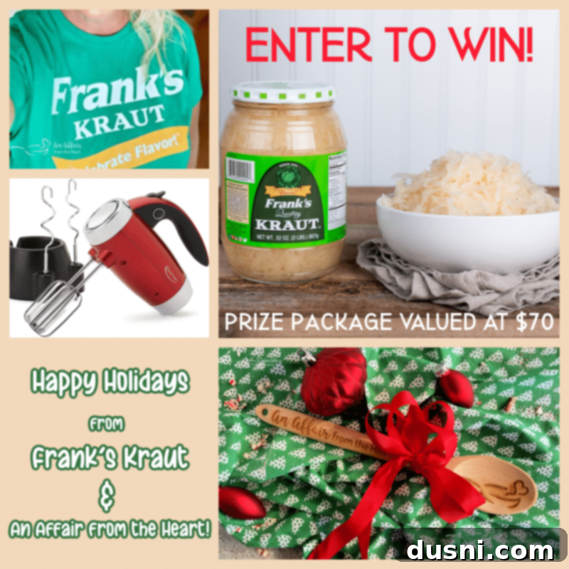 Graphic announcing Frank's Baking Week Giveaway prizes.