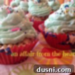 Close up of rice krispie cupcakes