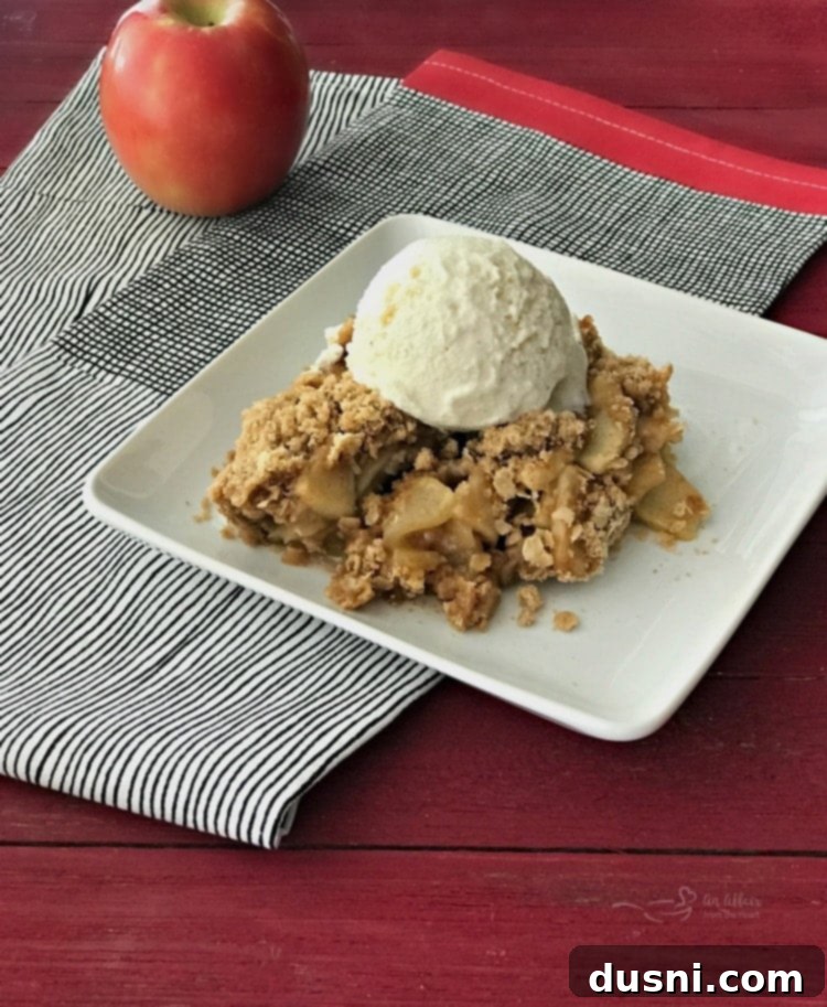 The Very BEST Apple Crisp