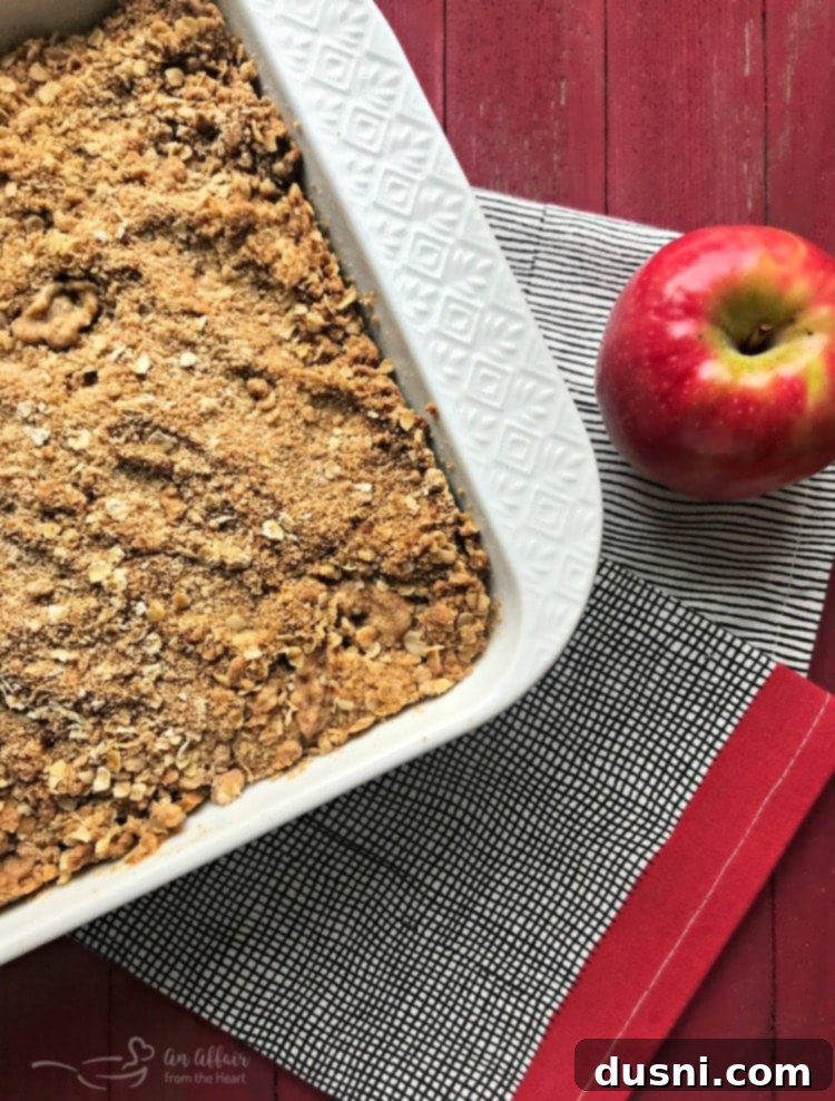 The Very BEST Apple Crisp