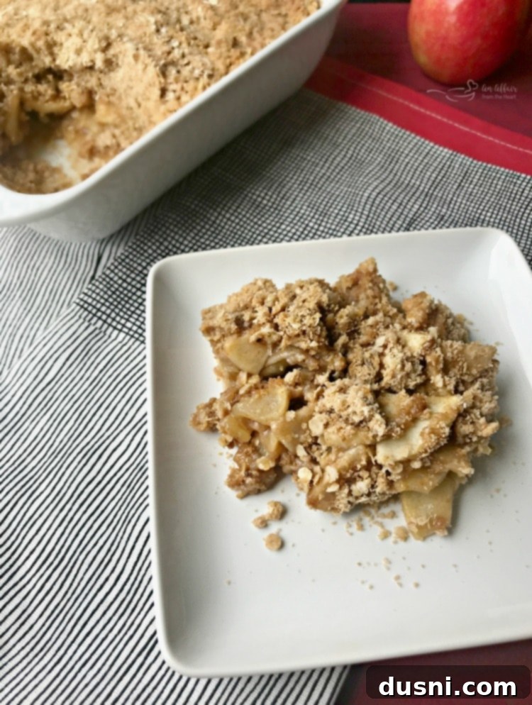 The Very BEST Apple Crisp