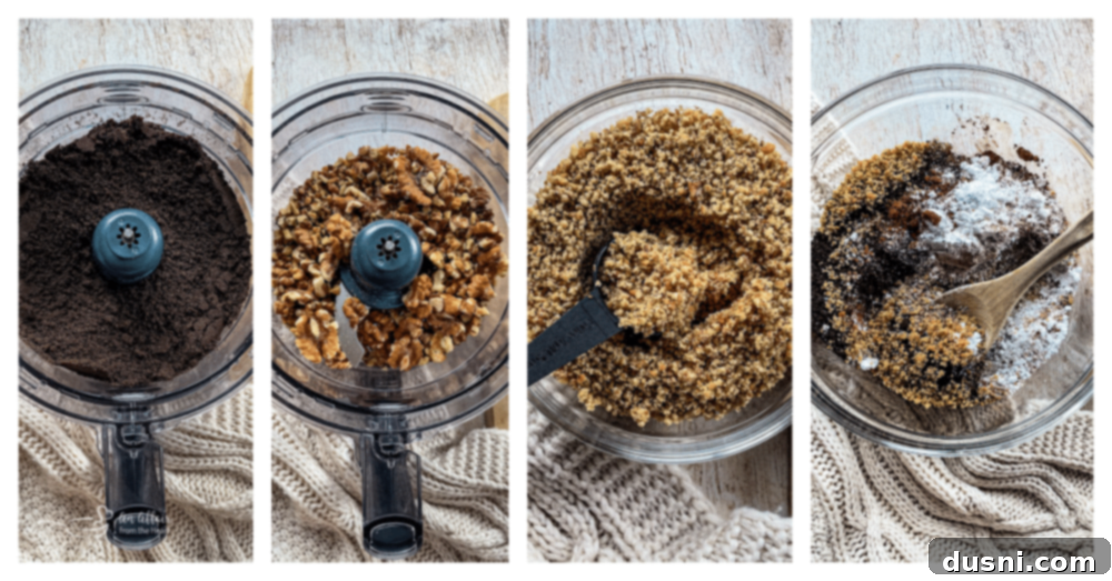 Decadent Bourbon Chocolate Truffles 6 Oreo cookie crumbs for bourbon balls