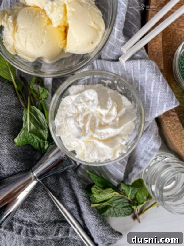 A pristine Grasshopper Cocktail in a glass, ready for enjoyment.