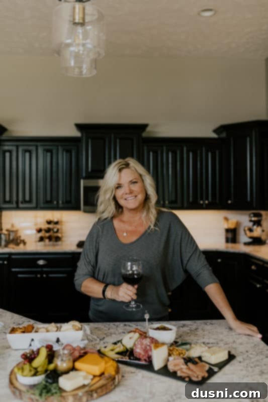 A baker holding a pie