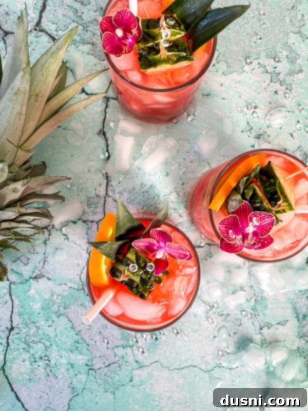 Radiant Island Fizz 4 Another image of the cocktail, perhaps from a different angle or lighting, showcasing its refreshing appeal.