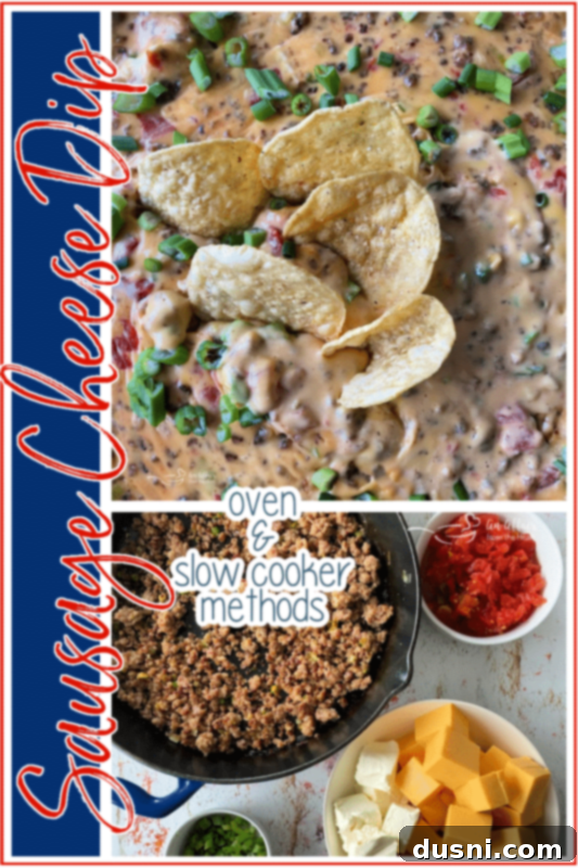 Golden Sausage & Cheese Fondue 7 Finished Sausage Cheese Dip ready to serve