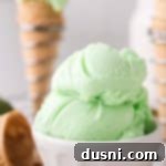 Copy Cat Baskin Robbins Daiquiri Ice in a whie ice cream bowl.