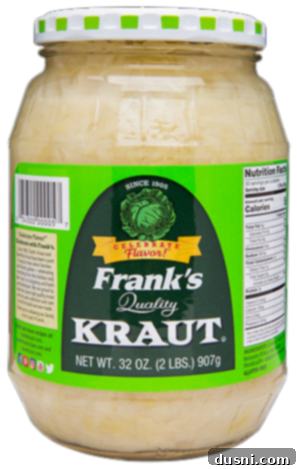 Frank's Kraut 32oz container
