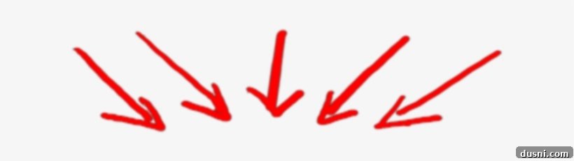 Arrows pointing down