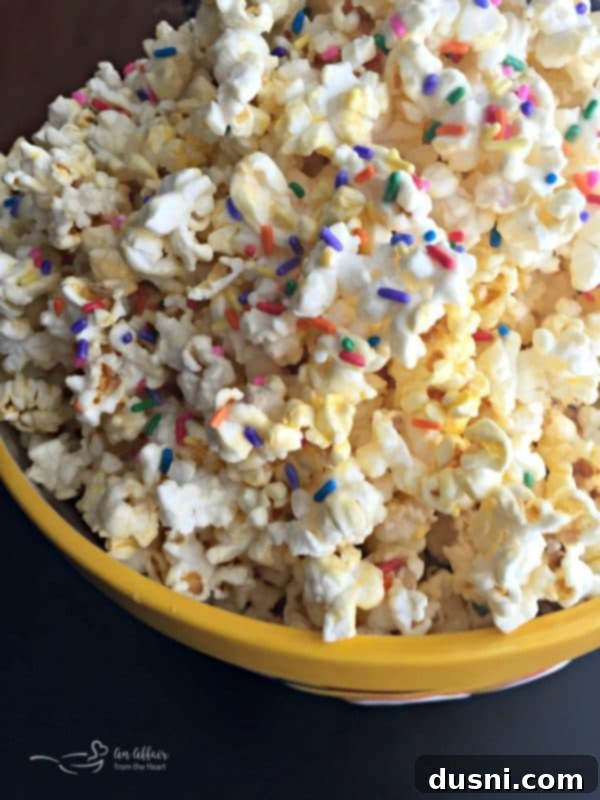 Candy Coated Pop Corn AKA Crack Corn, a sweet popcorn recipe.