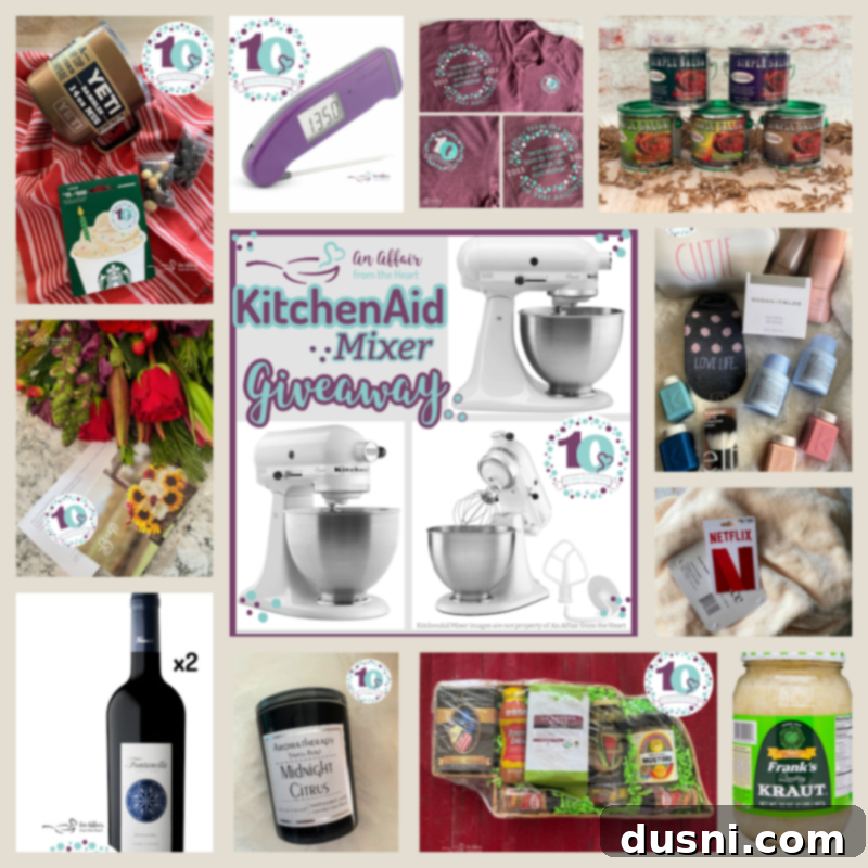 Reuben Crescent Breakfast Bake 14 Giveaway Graphic with various prizes