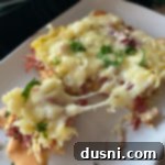 Reuben Crescent Breakfast Bake 18 Reuben Crescent Breakfast Casserole on a white plate