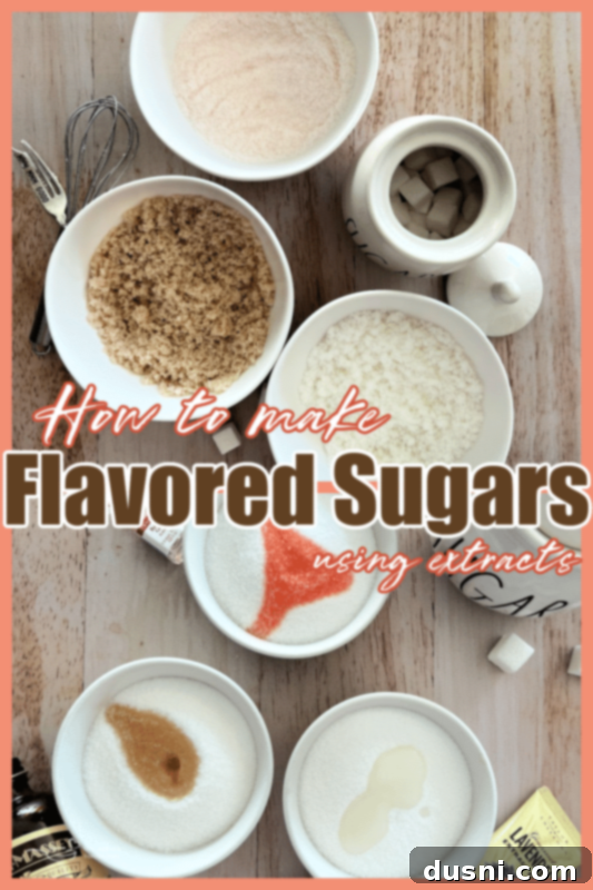 Ekstraktlarla Aromalı Şeker Yapımı 8 A glass jar filled with homemade flavored sugar, sealed and ready for storage.