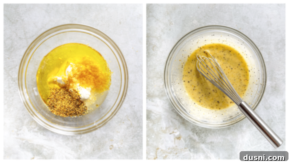 Lemon Basil Pasta Salad dressing ingredients