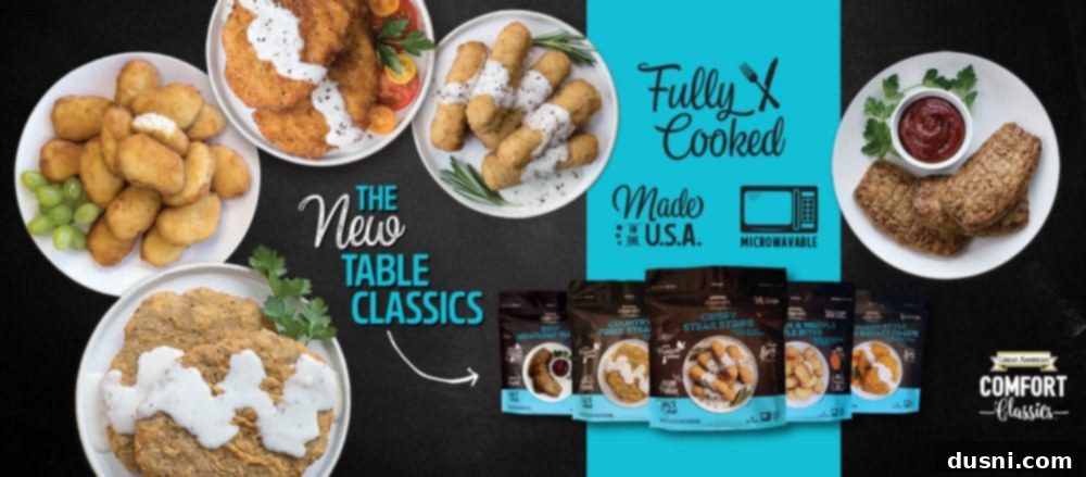 Graphic for Great American Comfort Classics featuring southern fried chicken