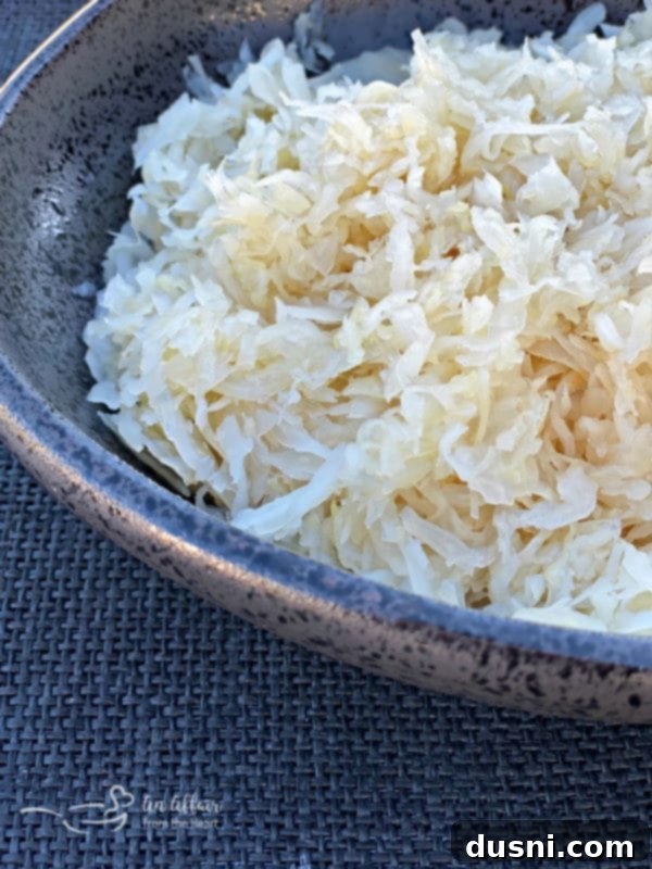 All About Sauerkraut infographic