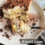 tiramisu on a white plate