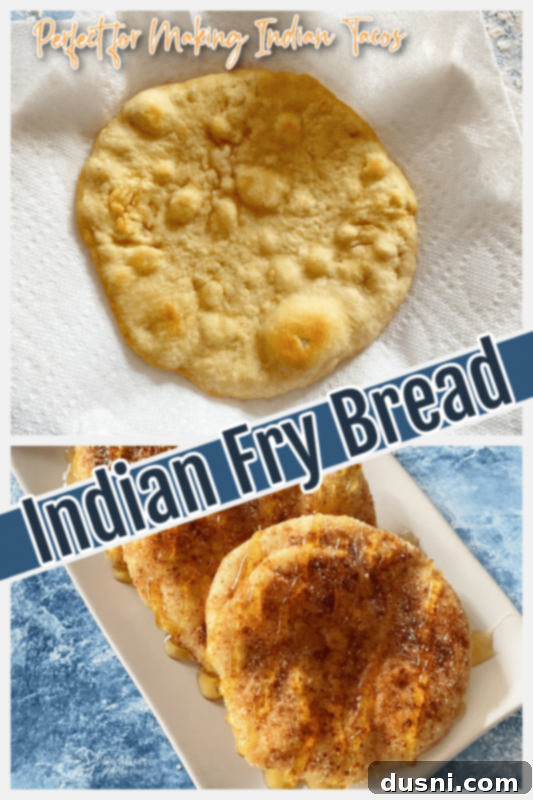 Native Fry Bread Tacos 3 Close-up of golden brown Indian Fry Bread.