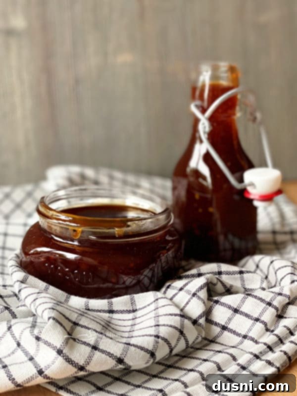 Ingredients for Dorothy Lynch BBQ Sauce laid out on a kitchen counter.