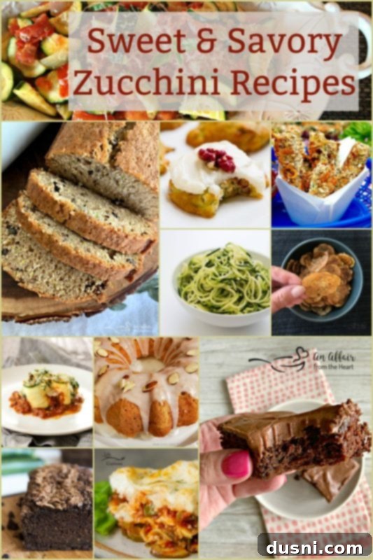 Bonefish Grill Copycat Zucchini and Tomatoes 3 Sweet & Savory Zucchini Recipes collage showcasing various dishes.