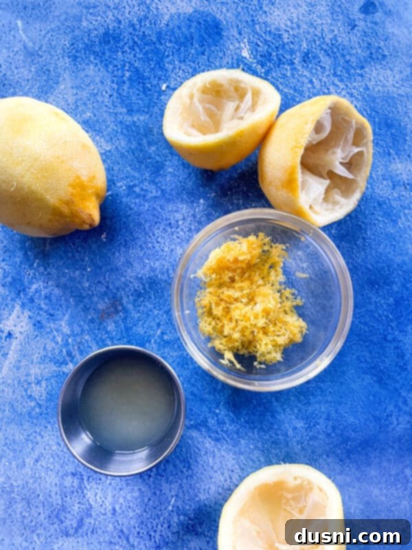 Sunshine Lemon Chewies 8 A bowl of fresh lemon zest, a key ingredient for intense lemon flavor.